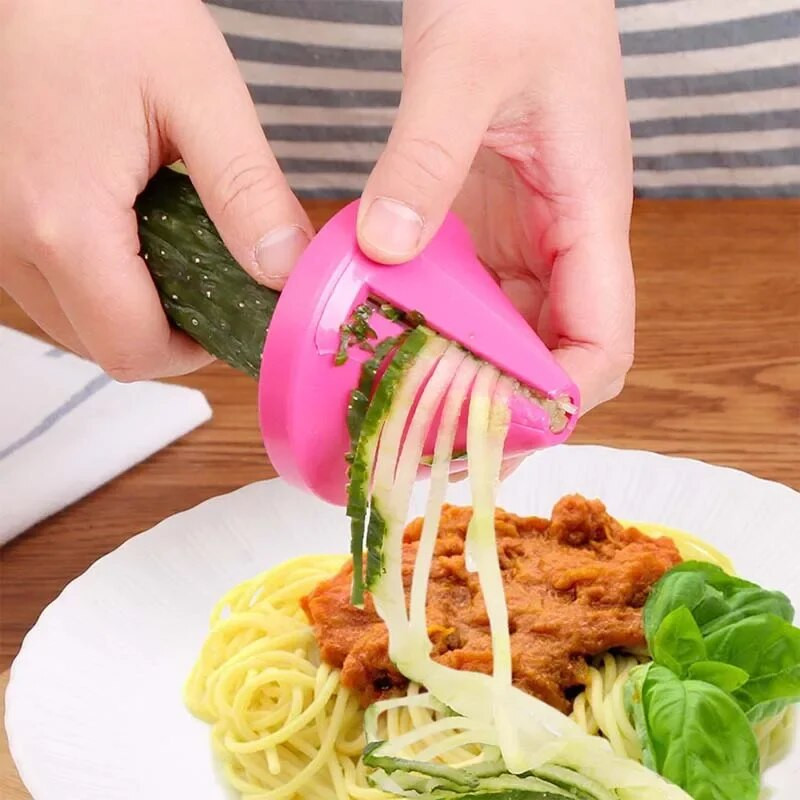 1 τμχ Σπειροειδής κόφτης Καρότο ραπανάκι πατάτας τεμαχιστής φρούτων Αποφλοιωτής σκάλισμα λουλουδιών Συσκευή κοπής λαχανικών Εργαλείο κοπής κοπής λαχανικών Gadgets κουζίνας