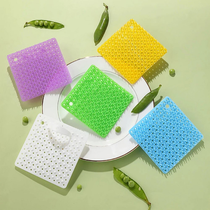UUS Puuvilja-köögiviljade puhastushari Toidukvaliteediga silikoonist kartuliporgandi puhastusharjad Kööginõude pesuri puhastustööriistade vidin