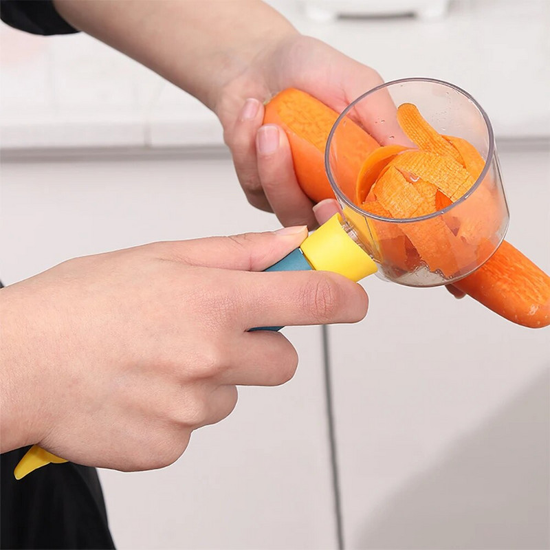 Nešiojamas nerūdijančio plieno lupimo peilis su statine Daržovių Agurkų Vaisių Bulvės Virtuvės priedai Virtuvės prietaisai