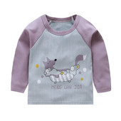 Tricou cu mânecă lungă pentru copii Topuri Copii Copii mari Toamnă Iarnă Tricou pentru copii mici Cămăși pentru fete Topuri pentru fete Îmbrăcăminte de Crăciun
