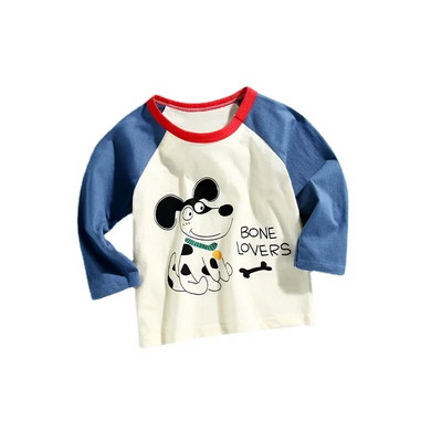 Tricou cu mânecă lungă pentru copii Topuri Copii Copii mari Toamnă Iarnă Tricou pentru copii mici Cămăși pentru fete Topuri pentru fete Îmbrăcăminte de Crăciun