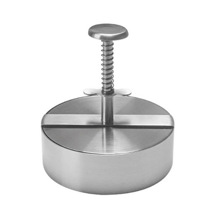 Preša za hamburger od nehrđajućeg čelika 304 Pekač za pljeskavice Pork Beef Ručni kalup za roštilj Rešetka za meso Kuhinjski alati