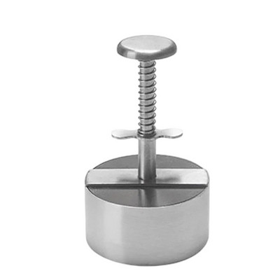 Preša za hamburger od nehrđajućeg čelika 304 Pekač za pljeskavice Pork Beef Ručni kalup za roštilj Rešetka za meso Kuhinjski alati