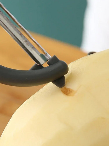 Εργαλείο κουζίνας Ανοξείδωτο ατσάλι Αποφλοιωτή πατάτας Αφαίρεση φλοιού φρούτων Αποφλοιωτές αποφλοιωτών λαχανικών Εγχειρίδιο Fast Peeling Vegetavle Cutter