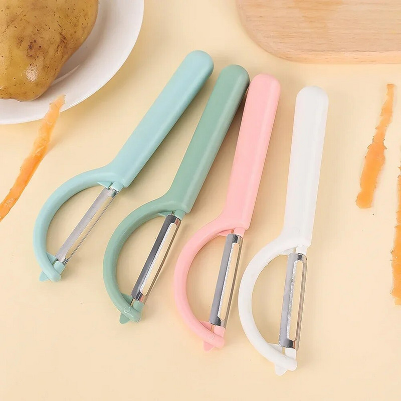 Konyhai szerszám rozsdamentes acél hámozó burgonya hámozó gyümölcs héj eltávolítása zöldség gyalu hámozó kézi gyors hámozás zöldségvágó vágó