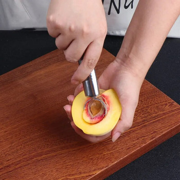 Притурка от неръждаема стомана Кухня Apple Peach Core Remover Corer Artifacts Аксесоари Джаджи Нови полезни неща за дома Инструменти