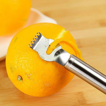 Αποφλοιωτής λεμονιού από ανοξείδωτο ατσάλι Τρίφτης πορτοκαλιού Τρίφτης εσπεριδοειδών Εργαλεία αποφλοίωσης μαχαίρι αποφλοίωσης μαχαίρι κουζίνας Barwere
