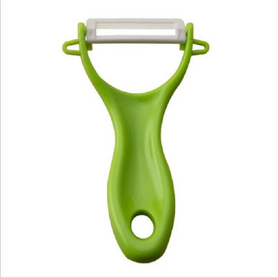 Aparat de decojit multifunctional din ceramica si PP, curatator de legume, maner confortabil antiderapant, accesorii de bucatarie, 3 culori