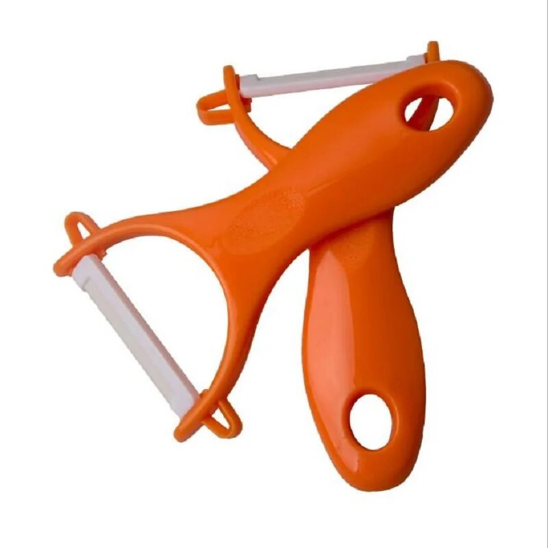 Aparat de decojit multifunctional din ceramica si PP, curatator de legume, maner confortabil antiderapant, accesorii de bucatarie, 3 culori