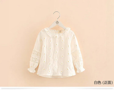 2023 Ανοιξιάτικη μόδα φθινόπωρο Παιδικά ρούχα Βαμβακερά Βρεφικά παιδικά κοριτσάκια με μακρυμάνικο κούφωμα λουλουδάτο πουκάμισο μπλούζας