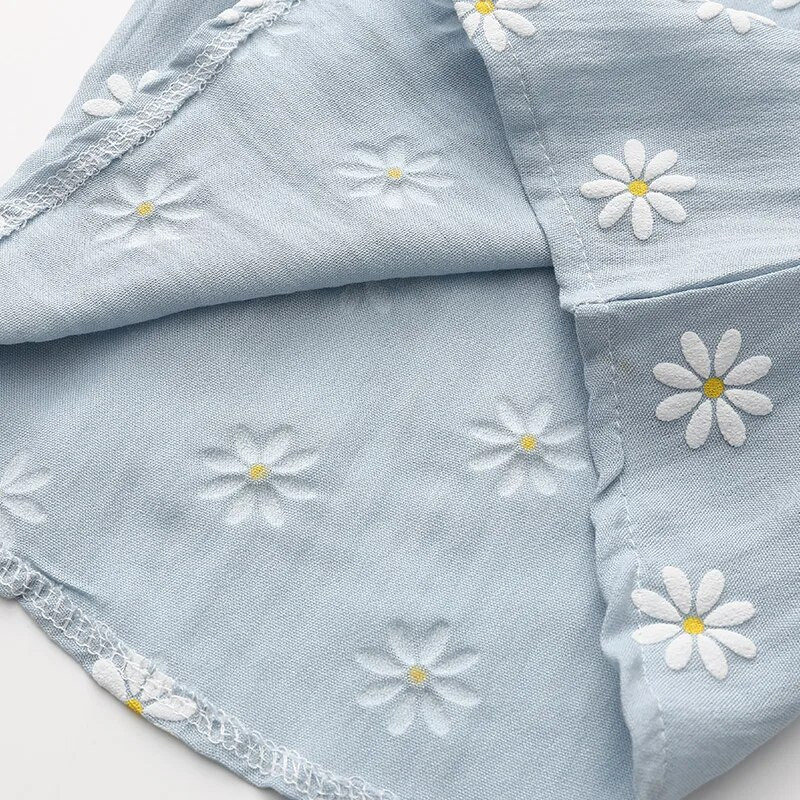 2023 Ανοιξιάτικη μόδα φθινόπωρο Παιδικά ρούχα Βαμβακερά Βρεφικά παιδικά κοριτσάκια με μακρυμάνικο κούφωμα λουλουδάτο πουκάμισο μπλούζας