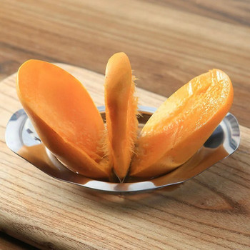 1PC tăietor de mango unelte de tăiat fructe cuțit de mango cuțit de mango din oțel inoxidabil pentru tăiat mango unelte de bucătărie ușor de utilizat