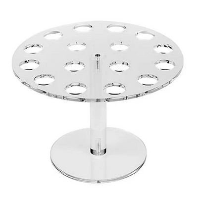 YOMDID Suport transparent pentru înghețată Suport pentru con pentru cupcake Suport acrilic Suport durabil pentru conuri de înghețată Suport pentru suport de afișare Instrumente de coacere