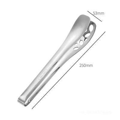 Auksinės nerūdijančio plieno virtuvės kepsninės žnyplės Įvairių stilių duonos salotų spaustukas kepsnys kepimas gruzdinimas mentelė serviravimo spaustukas Kepimo reikmenys