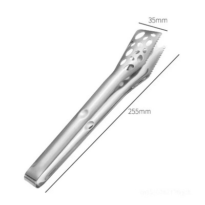 Auksinės nerūdijančio plieno virtuvės kepsninės žnyplės Įvairių stilių duonos salotų spaustukas kepsnys kepimas gruzdinimas mentelė serviravimo spaustukas Kepimo reikmenys