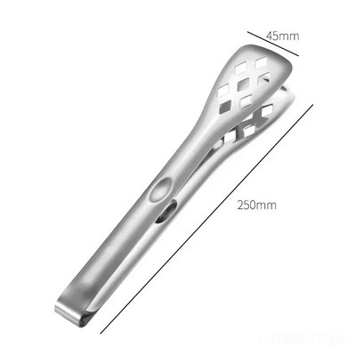 Auksinės nerūdijančio plieno virtuvės kepsninės žnyplės Įvairių stilių duonos salotų spaustukas kepsnys kepimas gruzdinimas mentelė serviravimo spaustukas Kepimo reikmenys