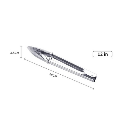 Nerūdijančio plieno virtuvės maisto žnyplės, karštos duonos salotos, kepsninė, kepimas serviravimo indas Mėsa, kepsninės spaustukas, virtuvės priedas