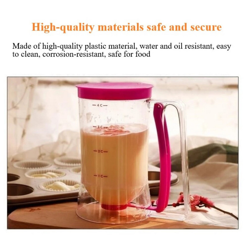 Háztartási termékek Legkeresettebb Kényelmes, innovatív, tartós adagoló Cupcake tészta tölcsér Konyhai bár kellékek Sütőeszközök