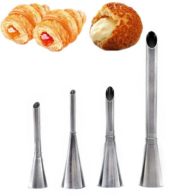 Pointed Puff Cream Mouth Stainless Steel Cake Dessert Decorators Cookies Pastry Tips Nozzles DIY Baking Decorating Tools