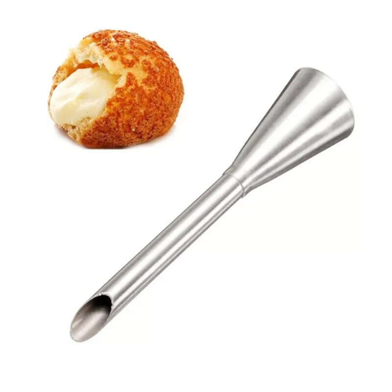 Hegyes leveles krémszájú rozsdamentes acél torta desszert dekorátorok sütemények tészta tippek fúvókák barkácsolás sütéshez díszítő eszközök