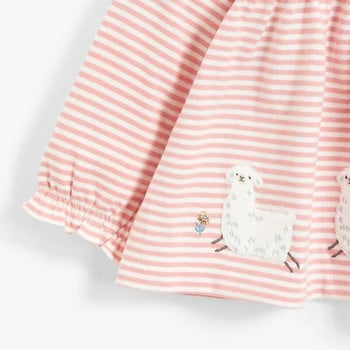 Little maven 2023 Μακρυμάνικο μπλουζάκι Baby Girls Lovely Alpaca Παιδικά καθημερινά ρούχα Ανοιξιάτικα και φθινοπωρινά μπλουζάκια για παιδιά