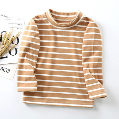 Tricouri pentru copii Nou 2022, primăvară, toamnă, băieți, fete, modă pentru copii, tricou cu dungi Topuri pentru copii, mânecă lungă, tricouri ocazionale calde