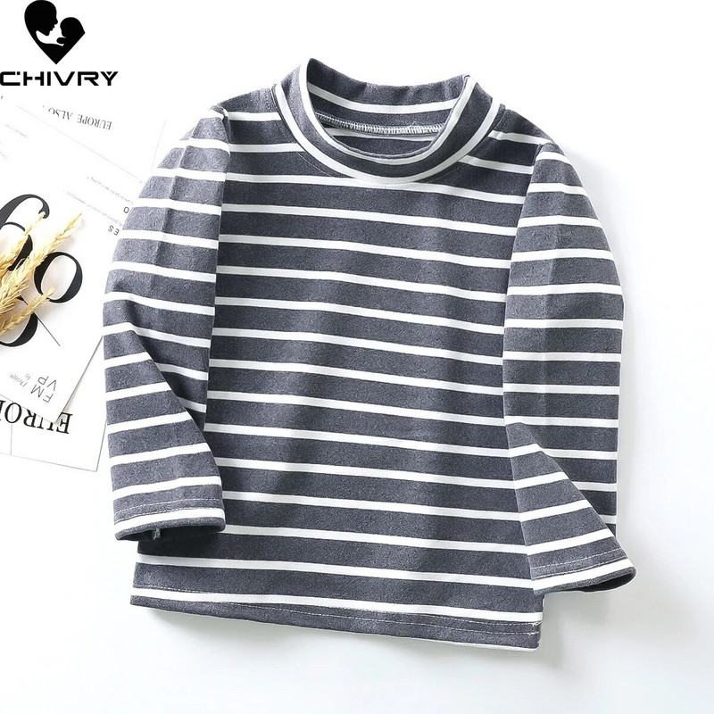 Tricouri pentru copii Nou 2022, primăvară, toamnă, băieți, fete, modă pentru copii, tricou cu dungi Topuri pentru copii, mânecă lungă, tricouri ocazionale calde