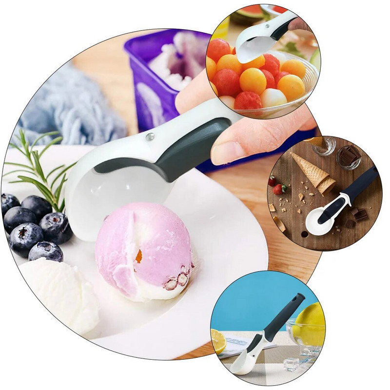 Lingurita pentru aperitiv Biscuiti Matzo Scooper pentru fructe Unelte de uz casnic Lingura pentru inghetata Lingura multifunctionala pentru aluat Linguri pentru sundae