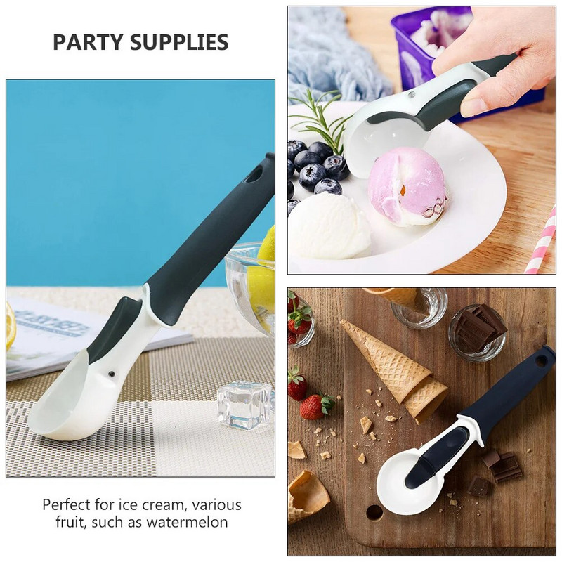 Lingurita pentru aperitiv Biscuiti Matzo Scooper pentru fructe Unelte de uz casnic Lingura pentru inghetata Lingura multifunctionala pentru aluat Linguri pentru sundae