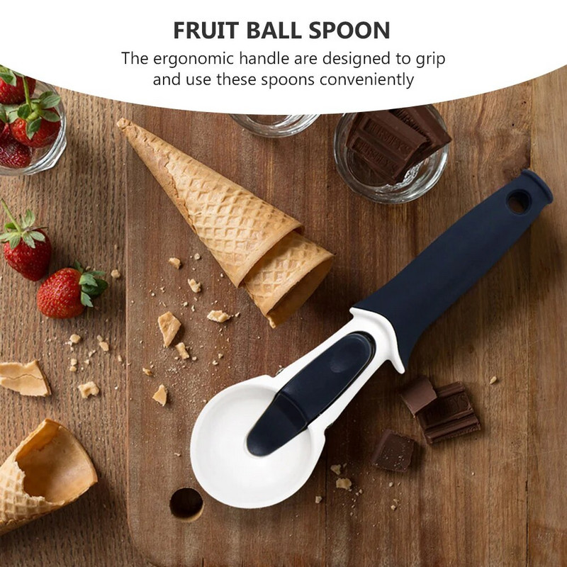 Lingurita pentru aperitiv Biscuiti Matzo Scooper pentru fructe Unelte de uz casnic Lingura pentru inghetata Lingura multifunctionala pentru aluat Linguri pentru sundae