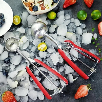 Scoop παγωτού Μπαλάκι μπισκότων ανοξείδωτο παγωτό μπάλα κουτάλι Φρούτα μπάλα πουρέ πατάτας Scooper Εργαλείο κουζίνας