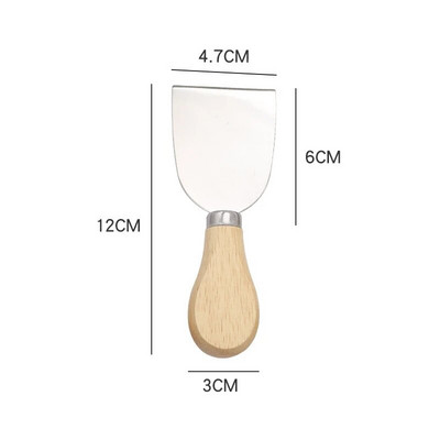 Cuțit de brânză din oțel inoxidabil Dispozitiv de tăiat unt Instrument de coacere pentru prăjitură Spatulă pentru smântână Răzuitoare Mic dejun Dispozitiv de feliat pentru sandvici Dispozitiv de împrăștiat gem