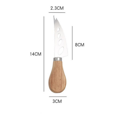 Cuțit de brânză din oțel inoxidabil Dispozitiv de tăiat unt Instrument de coacere pentru prăjitură Spatulă pentru smântână Răzuitoare Mic dejun Dispozitiv de feliat pentru sandvici Dispozitiv de împrăștiat gem