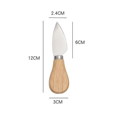 Cuțit de brânză din oțel inoxidabil Dispozitiv de tăiat unt Instrument de coacere pentru prăjitură Spatulă pentru smântână Răzuitoare Mic dejun Dispozitiv de feliat pentru sandvici Dispozitiv de împrăștiat gem