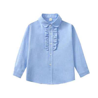 noua vara primavara fete dantela bumbac alb bebelusi copii fete bluza camasi albe cu maneci lungi pentru copii fete