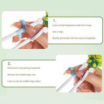 Βοηθητικά chopsticks Assist Functional Άνετη απλή λειτουργία Ευέλικτο χειριστήριο κατασκευασμένο από υλικά φιλικά προς τα παιδιά Chopsticks