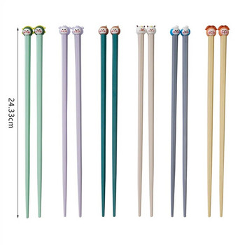 Chopsticks Pet+glass Fiber Chopsticks Λεπτά και χοντρά σκεύη κουζίνας Μεταλλικά chopsticks μονόχρωμα ξυλάκια από κράμα Δώρα για φαγητά