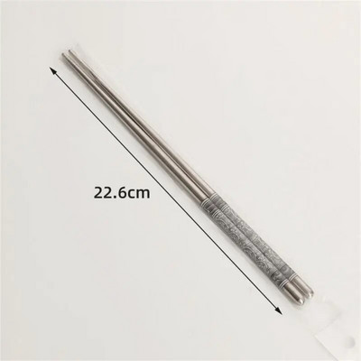 Nerūdijančio plieno lazdelės Kinietiški stalo reikmenys Neslystantys maisto pagaliukai Porcelianiniai raštai Valgomieji lazdelės Daugkartiniai stalo reikmenys Virtuvės įrankiai