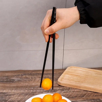 2/10 БР. Пръчици от сплав за многократна употреба Бамбуков модел Китайски клечки Храна Пръчици за суши Кухненски ресторант Аксесоари за сервиране