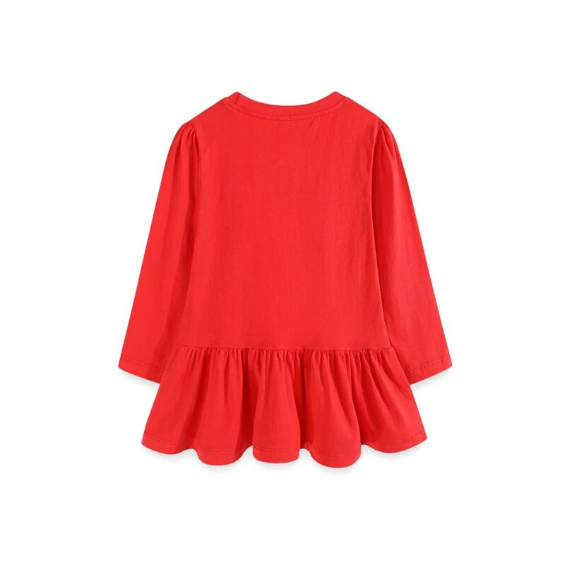 Jumping Meters 2-7T Torba dugih rukava za djevojčice Majice s printom sa suknjama za 2-7 godina Dječje bluze Dječje majice Majice Jesenska odjeća