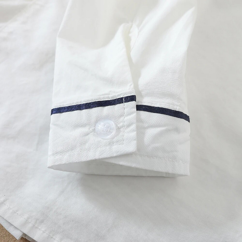 Fete Bluze Cămăși Uniforme școlare pentru copii Primăvară Toamnă Cămăși cu mâneci lungi Adolescenți Copii Top Haine