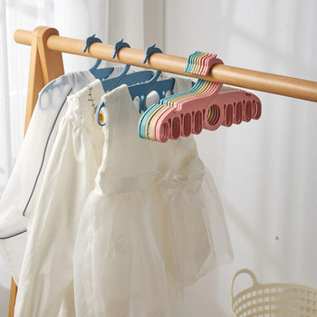 Пластмасова стойка за сушене на дрехи Закачалка за пране за сушене на чорапи Пелени Сутиени Бебешки дрехи Хавлии Органайзер за бельо Държач