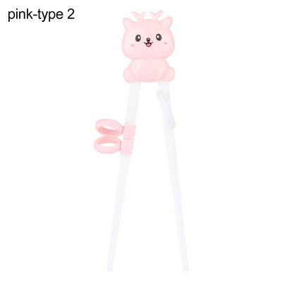 1 pereche de bețișoare pentru antrenament pentru învățare pentru bebeluși, animale din desene animate, pentru începători, pentru bețișoare pentru copii