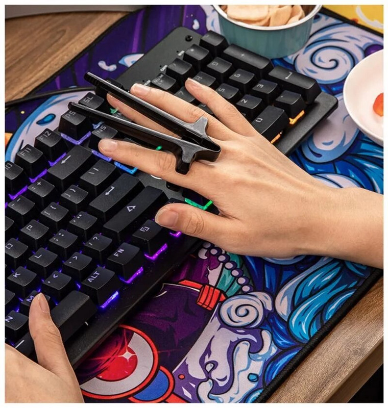 Bețișoare pentru degete pentru jucători Agrafe pentru gustare Manșoane pentru degete pentru gaming Controlere de joc Pensete alimentare reutilizabile Clese pentru degete Lazy Clip