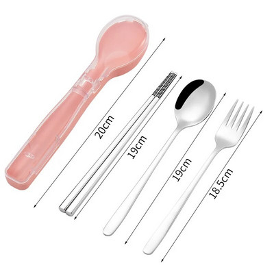 3db rozsdamentes acél étkészlet