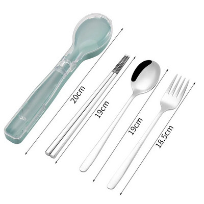 3db rozsdamentes acél étkészlet