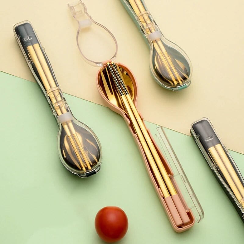 3db rozsdamentes acél étkészlet