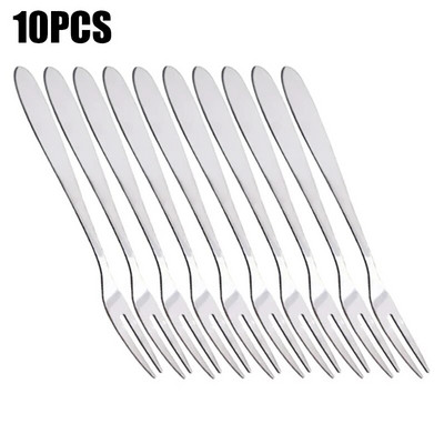 1/5/10 vnt Vaisių šakutė nerūdijančio plieno dvidantė šakutė pyrago šakutė Western Small Fork daugiafunkciniai buitinės virtuvės priedai