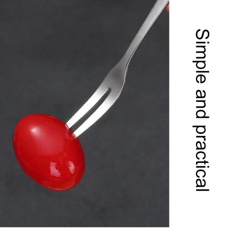 1/5/10 vnt Vaisių šakutė nerūdijančio plieno dvidantė šakutė pyrago šakutė Western Small Fork daugiafunkciniai buitinės virtuvės priedai