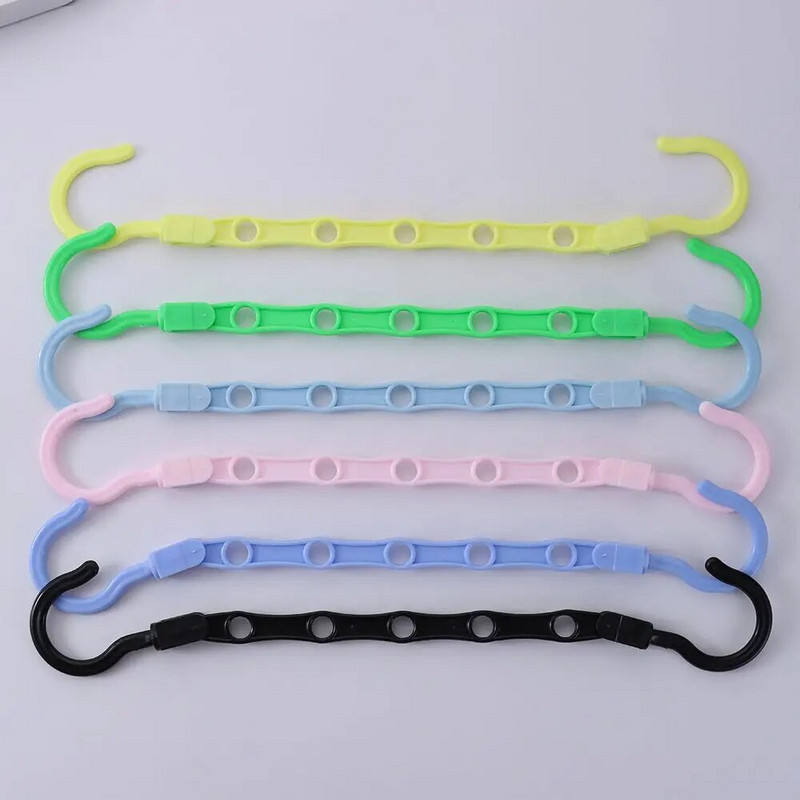 Nauji drabužių laikikliai sulankstomi daugiafunkciniai spintos tvarkyklės 5 skylių drabužių kabykla Vietą taupanti stebuklinga kabykla